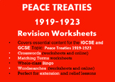 Peace Treaties 1919-1923 - REVISION WORKSHEETS: IGCSE / GC