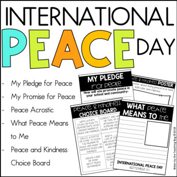 peace activities international teaching bug bitten list teacherspayteachers