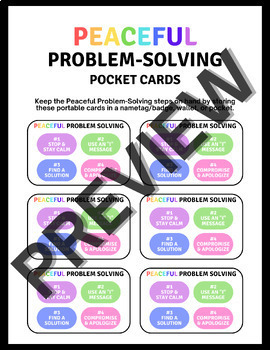 seal peaceful problem solving poster