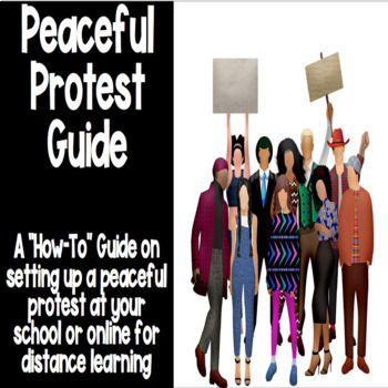 Preview of Peaceful Social Justice Protest Guide - Distance Learning
