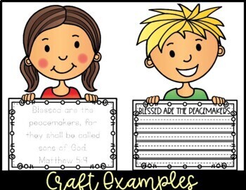 Peacemaker Craft and Writing | Memorizing Scripture Bulletin Board Set