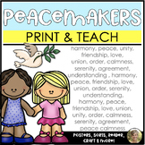 Be A Peacemaker First  & Kindergarten Social Studies Teach