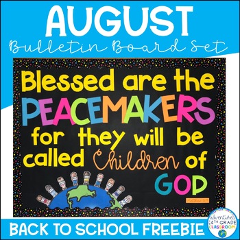 Preview of Peacemakers Bulletin Board Set