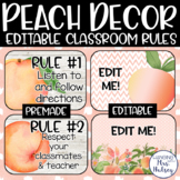 Peach Editable Class Rules