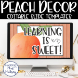 Peach Google Slides Templates Distance Learning