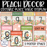 Peach Place Value Display
