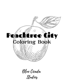 Preview of Peachtree City Coloring Book