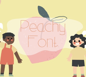 Preview of Peachy Font -  Handwriting font commercial