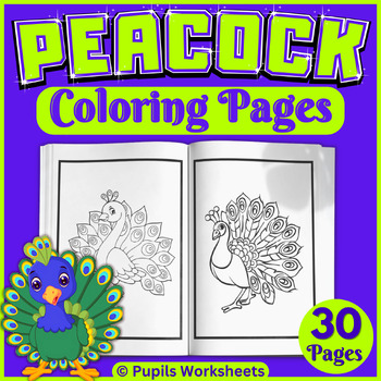 Step by step to draw a Peacock. Drawing tutorial a Peacock. Drawing lesson  for children. Vector illustration 33521657 Vector Art at Vecteezy