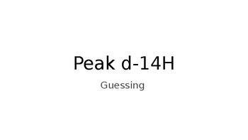 Preview of Peak D- 14H Guessing