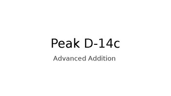 Preview of Peak D 14c