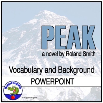Preview of Peak by Roland Smith PowerPoint Introduction