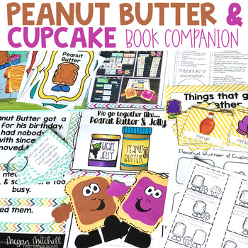 Preview of Peanut Butter & Cupcake Activities Book Companion Reading Comprehension & Craft