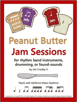 Preview of Peanut Butter Jam Sessions for Drum Circle, Rhythm Band, or Found-Sounds