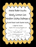 Peanut Butter Math 4 Puzzles CCSS Problem Solving Challeng