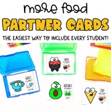 MORE Peanut Butter and Jelly Partner Pairing Cards | Class