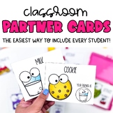 Peanut Butter and Jelly Partners | Cooperative Learning Partner Pairing Cards