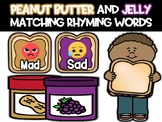 Peanut Butter and Jelly Rhyming Matching Phonics Literacy