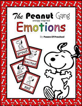 Preview of Emotions: Snoopy Charlie Brown The Peanuts Gang Theme Inspired