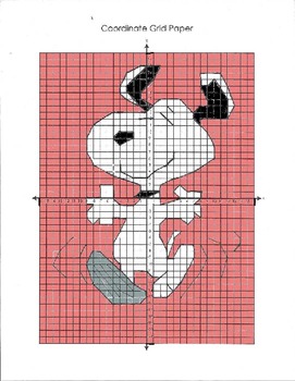 Coordinate Plane Pictures Snoopy