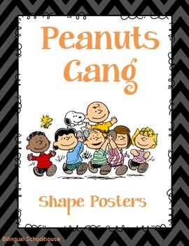 Preview of Peanuts Gang- Charlie Brown- Shape Posters