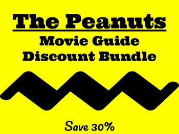 Preview of Peanuts Movie Guides-Discount Bundle-Common Core Aligned for Middle School