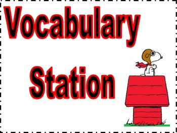 Preview of Peanuts Snoopy stations signs 2