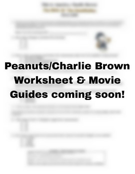 Preview of Peanuts Gang - Movie Guides & Worksheets Coming Soon!