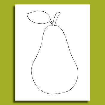 pear shape outline