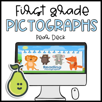 Preview of Pear Deck™ 1st Grade Measurement and Data Reading Pictographs Distance Learning