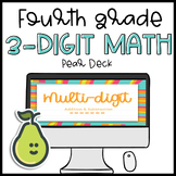 Pear Deck™ Fourth Grade Math Multi-Digit Addition Subtraction Distance Learning