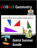 Summer School Pear Deck Geometry Google Activity Bundle Di