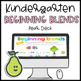 Pear Deck™ K, First Grade Beginning Blends Distance Learning