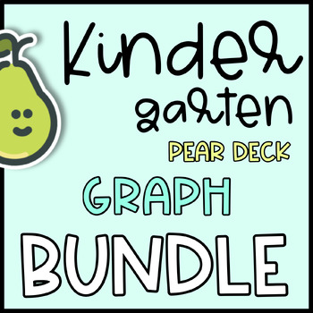 Preview of Pear Deck™ Kindergarten Seasons Count and Graph BUNDLE Distance Learning