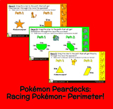 Peardeck - Perimeter Practice - Racing Pokémon - 3rd Grade