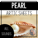 Pearl Articulation Worksheets - Speech Therapy - Oyster- S
