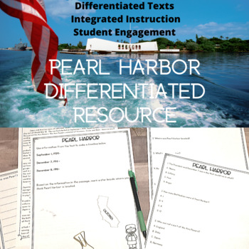 Preview of Pearl Harbor Differentiated Reading Passages