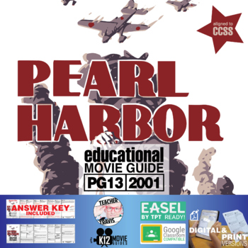 Preview of Pearl Harbor Movie Guide | Questions | Worksheet | Google Slides (PG13 - 2001)