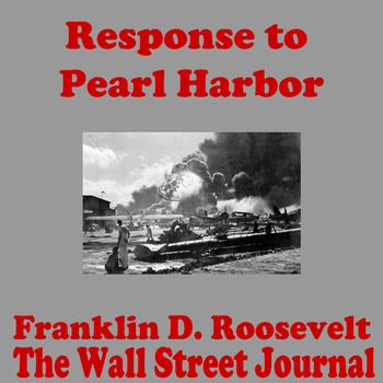 Preview of Pearl Harbor Response: FDR Infamy Speech Reading Quiz. Print and GO!