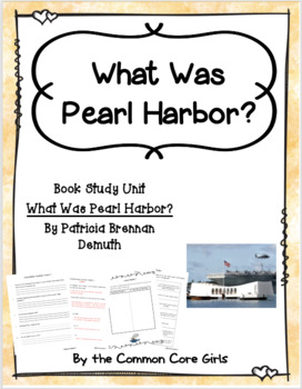 Preview of Comprehension Questions/Literacy Activities: What Was Pearl Harbor? No Prep