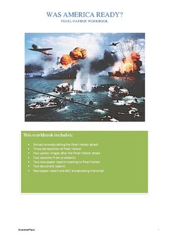 Preview of Pearl Harbor Workbook - WWII Workbook