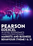 Pearson Edexcel A-Level Economics A Exam Style Practice Pa