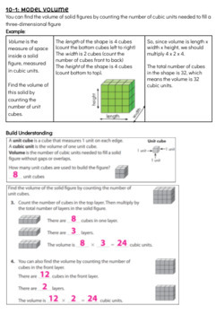 Preview of Pearson EnVision - 5th Grade - Topic 10 Cheat Sheet (Now Savvas EnVision) 