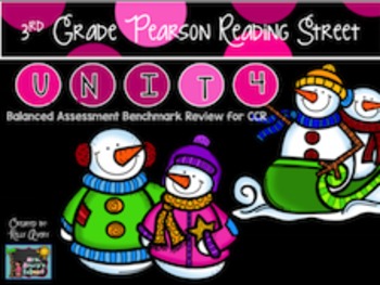 Preview of 3rd Grade Reading Street Unit 4 Balanced Assessment Review