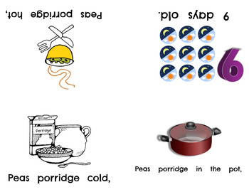 Preview of Peas Porridge Hot - a tiny book