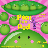 Peapod Clip Art | Peas in a pod