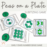 Subitizing Game | Peas on a Plate