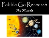 Pebble Go Planets Research, Note-Taking, & Writing to Source