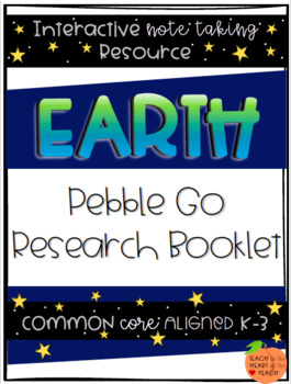 Preview of Pebble Go Research Booklets - Planets
