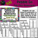 Pebble Go Research Bookmarks (Spanish Version)